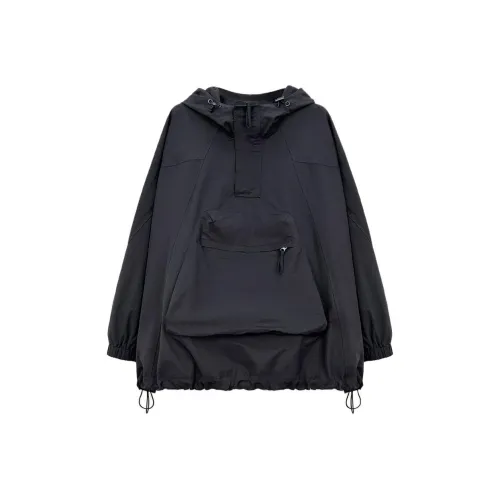 GZQJ Черный Женский Тренч