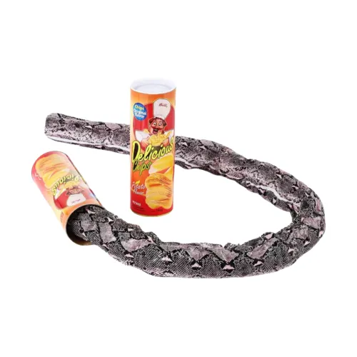 MENGXIAOZAI Шутка Картофельные чипсы Форма ведра Знак Змеи Капля Весна Знак Змеи Креативный Шутка Игрушка