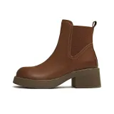 Кофейный (Кожа коровы, с флисовой подкладкой)