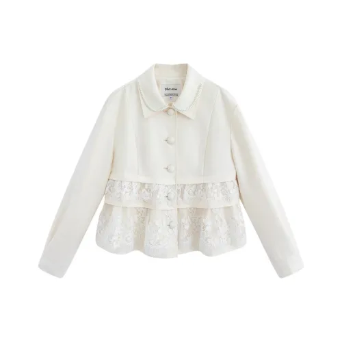 MARC MOORE Кремовый Абрикос Женские Куртки