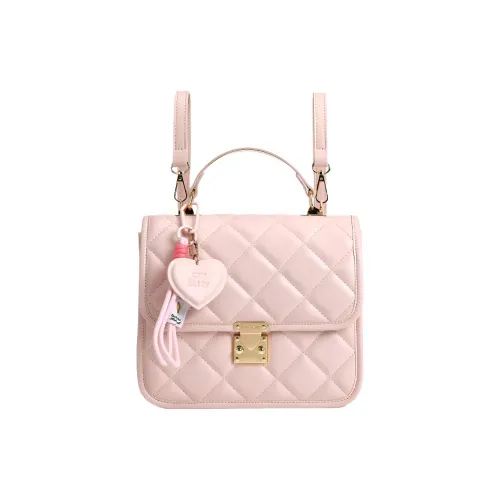 DIFFERENT FACES ПУ (полиуретан) Сумка Женская Розовая