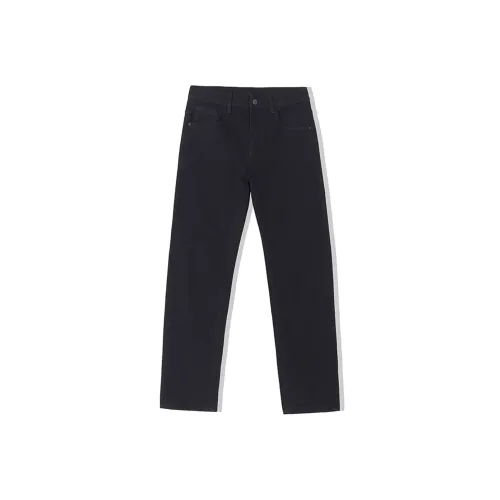 KM Черный Унисекс Джинсы