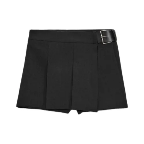 ZARA Черные Повседневные Шорты для Женщин