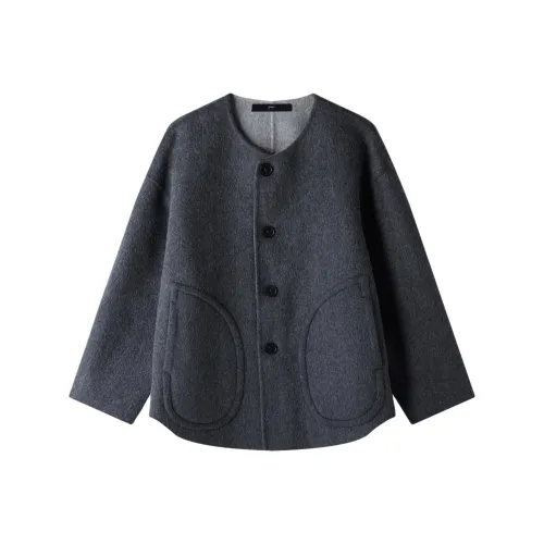 HERBEL Серый Мужское Пальто