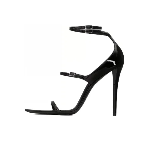 SAINT LAURENT Dita One Strap Sandals 8 cm Women's Black SAINT LAURENT Dita One Ремешок Сандалии 8 см Женские Черные