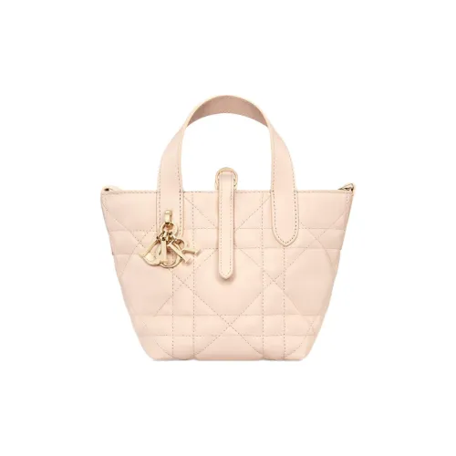 DIOR Toujours Коровья кожа Сумка Мини Женская Песочно-розовая