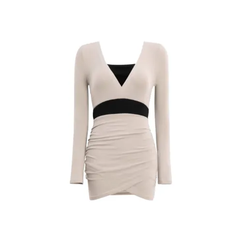 JOPPTI Длинное платье с длинными рукавами женское