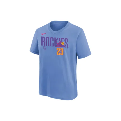 nike x MLB T-Shirt COLORADO ROCKIES Kris Bryant Городской Connect Детский