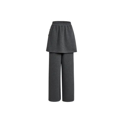 KUOSE Темно-серые женские повседневные штаны