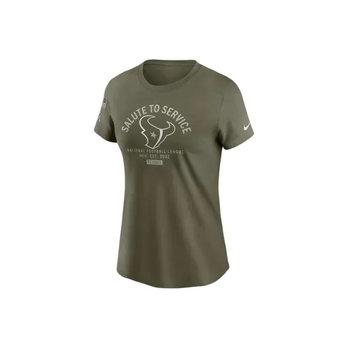 nike Houston Оливковый Женские T-рубашки