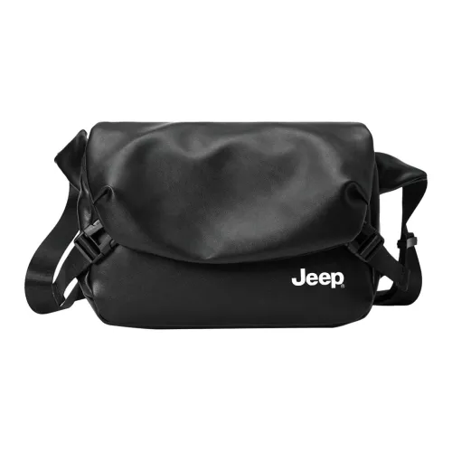 JEEP Полиуретан Сумка через плечо Мужская Черная