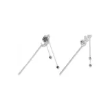 Розовый + Камелия Заколка для волос (1 пара)