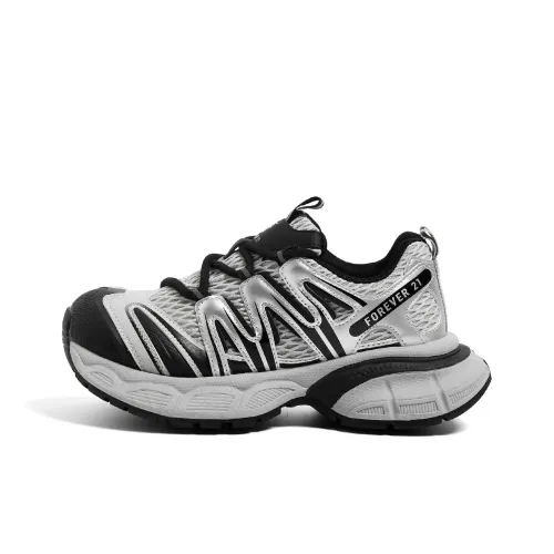 FOREVER 21 Амортизация Поддержка Низкий Топ Толстая Подошва Женские Черные