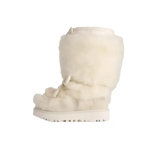 UGG Классический Высокий CHALET Термический Короткий MID Ботинки для снега Женские Белые