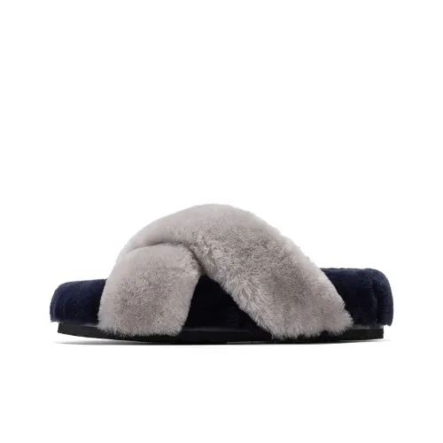 GG CC Верхняя одежда Шерсть Тапочки Женские