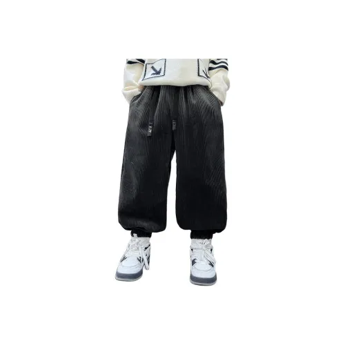 MUMUWU HOUSE Черные Детские Брюки