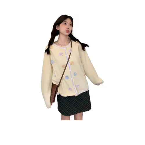 HAPG Светло-желтый Женский Трикотаж