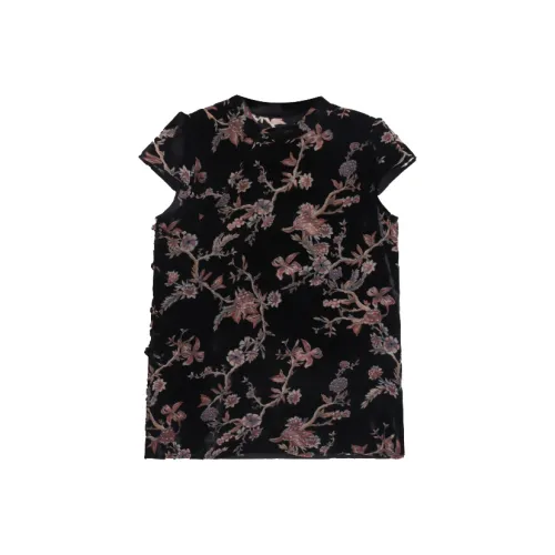 GZQJ Черные Женские T-рубашки