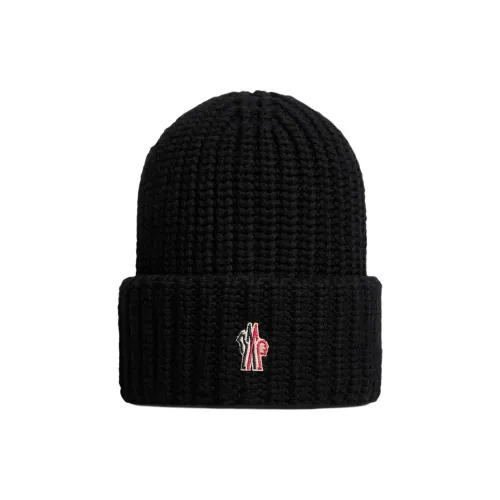 Moncler Шерсть Новая шерсть Шапки-бини Мужской Черный