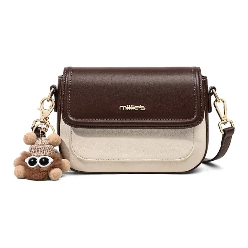 MILLIE'S Сумка через плечо из коровьей кожи с синтетической кожей женский экрю