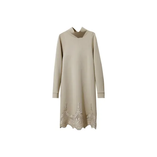 AMII Длинное платье с длинными рукавами женское