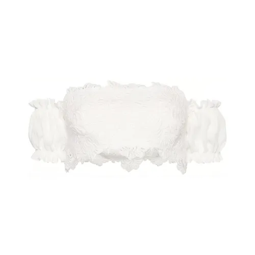 ERMANNO SCERVINO SS24 Без бретелей Топ Женский Белый