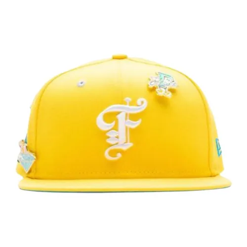 New Era Полиэстер Кепки Унисекс Желтый
