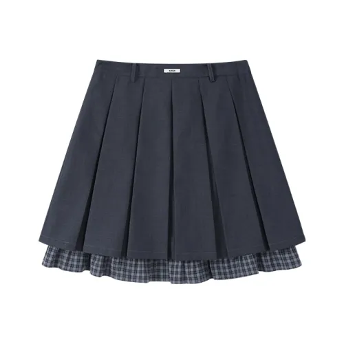 KIRSH Серый Женские Повседневные Короткие Юбки