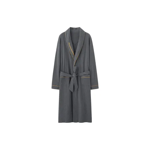 MADALLO Серый Мужской Халат для ванной