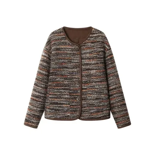 HeartyBite Кофе CHANEL Inspired Пальто Женские Меховые изделия