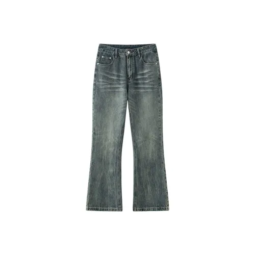 HKRXEC Темные Ностальгические Мужские Джинсы