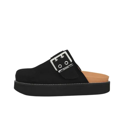 GANNI Домашние тапочки Женские Черные