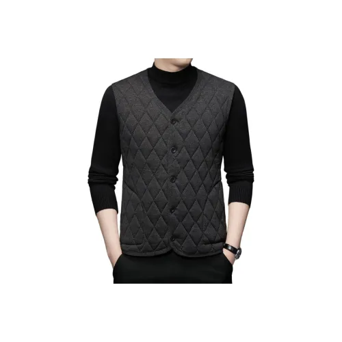 LAOYECHE Черный Серый Мужские Жилеты