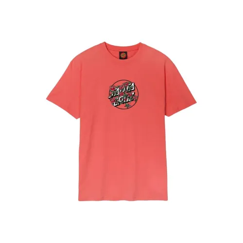 Santa Cruz Flash Stacked Dot Передняя часть T-рубашка Мужская