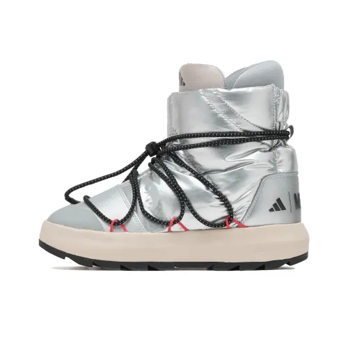 MOON BOOT x Adidas Ace Ботильоны Женские Серебряные