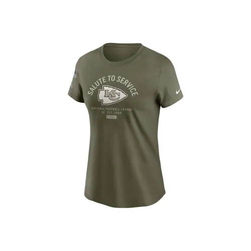 nike NFL Оливково-зеленые Женские T-рубашки