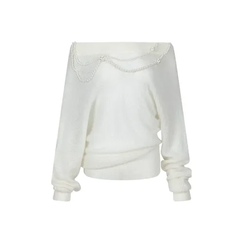 Marc Moore Белый Женский Трикотаж