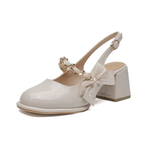 KATHRYN WILSON Домашние тапочки Женские Абрикос