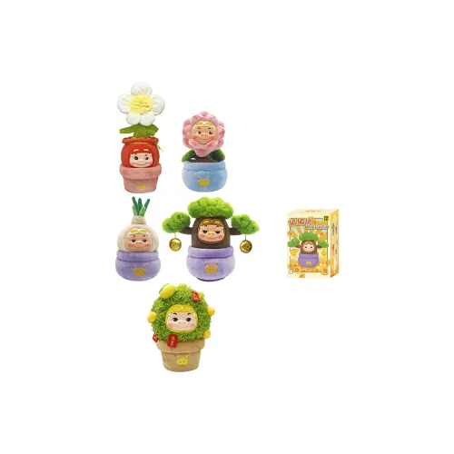 TOP TOY Поросенок Герой Potted Plant Коллекция Фигурка Слепые коробки Один Mystery Коробка Целая коробка 4 шт