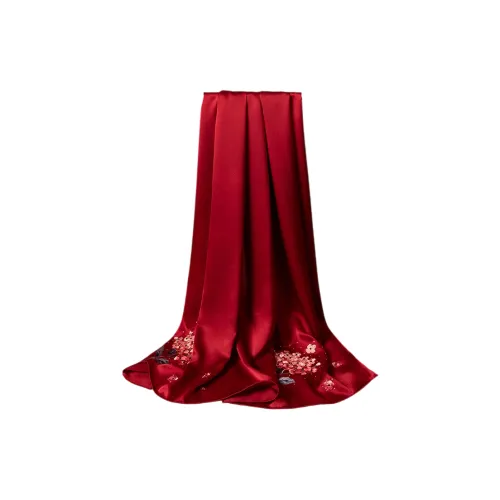 MH Палантины из шелка тутового дерева Женские