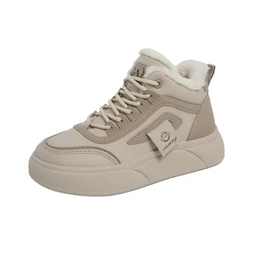 ALXNAN Хлопок Обувь Высокий Топ Женский