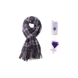 Шарф+Термокружка Рекомендуемая чашка бюстгальтера+Букет