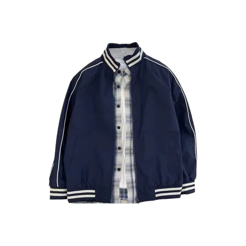 CARE NOTE Темно-синие унисекс куртки