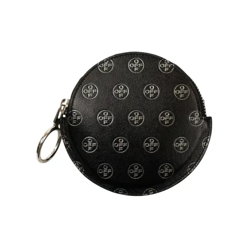 Off Белый логотип Этикетка Кошелек Унисекс Черный