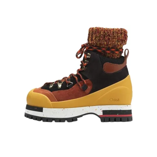 Chloe Ботильоны Женские Коричнево-Красные