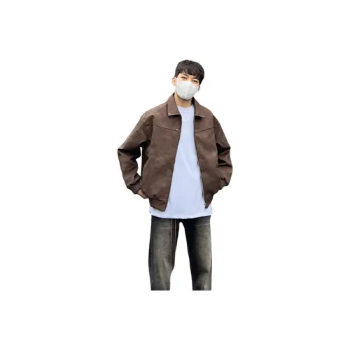 DANJUE Коричневый Унисекс Куртки