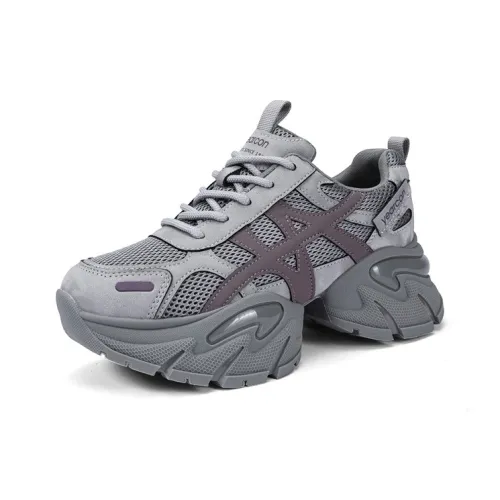 YEARCON Низкий топ толстая подошва кроссовки женские