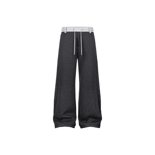 CATSSTAC Темно-серый унисекс повседневные штаны