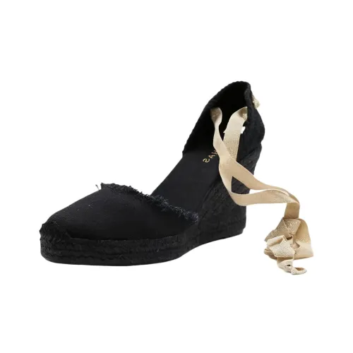 ALOHAS Клин-каблук Высокие каблуки 8 см Женские Черный