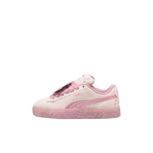 HELLO KITTY AND FRIENDS X PUMA Suede XL Низкий Топ Детские Скейтбординги Розовый Унисекс